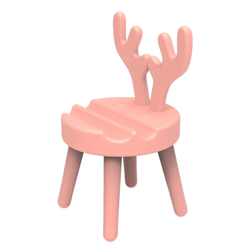 Antler Mobile Stand – Cute Deer Antler Phone Holder for Desk, Table & Office (Random color-Pack of 1) - Detailed Feature View 1