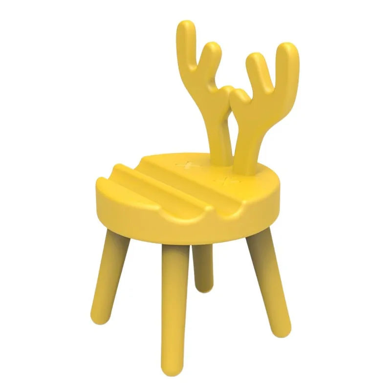 Antler Mobile Stand – Cute Deer Antler Phone Holder for Desk, Table & Office (Random color-Pack of 1) - Detailed Feature View 2