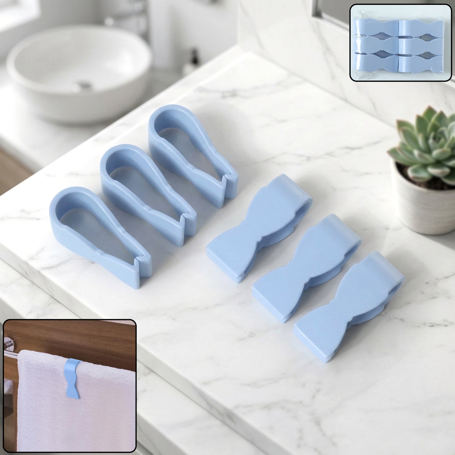 Premium Multipurpose Towel Holder Clips – Easily Organize Your Towels - Buy Online at Alikart
