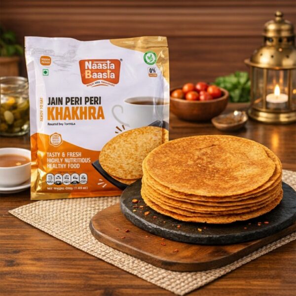 Naasta Baasta Jain Peri Peri Khakhra – Crispy & Spiced Snack