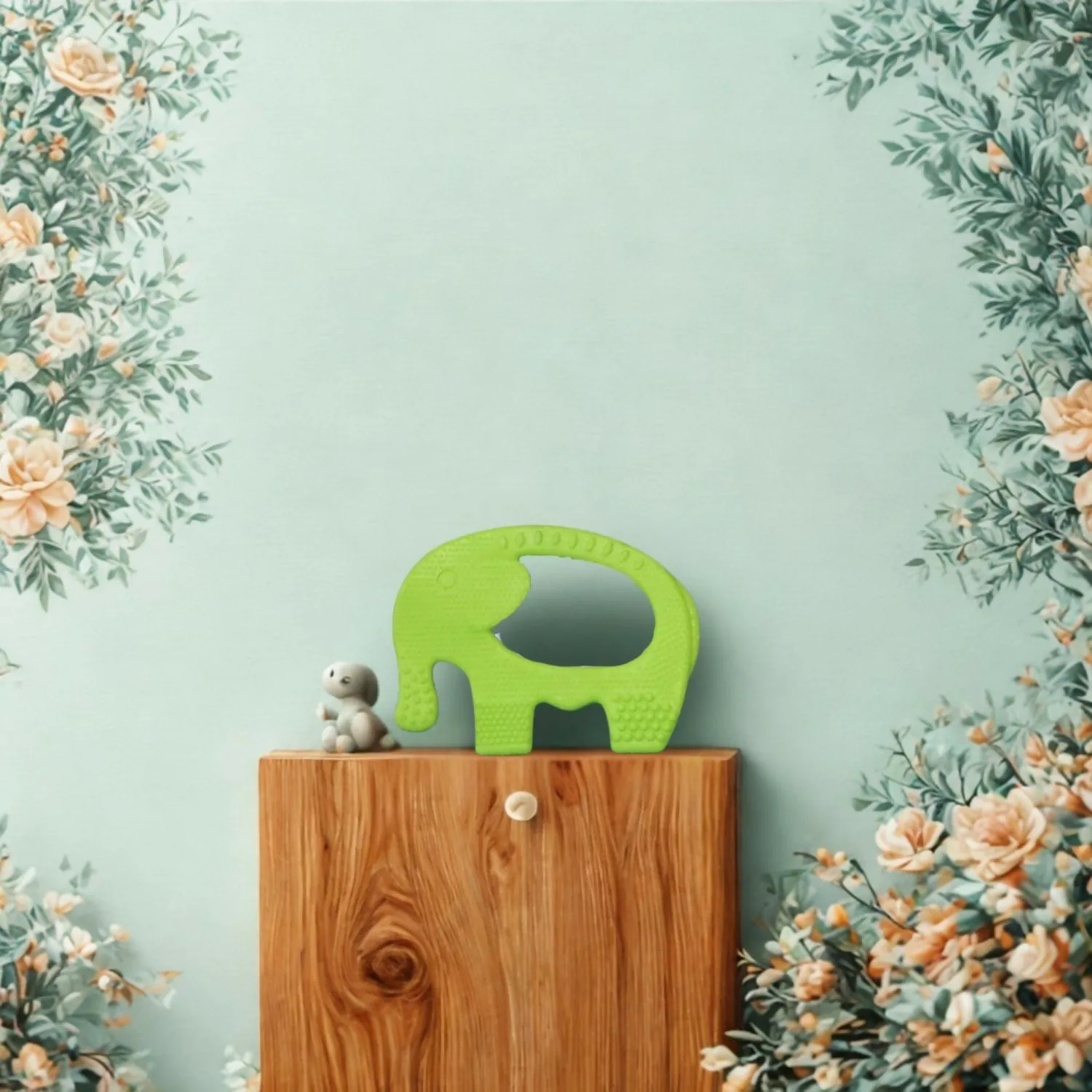 Premium Silicone Baby Teether – Elephant Shape for Gentle Gum Relief - Buy Online at Alikart