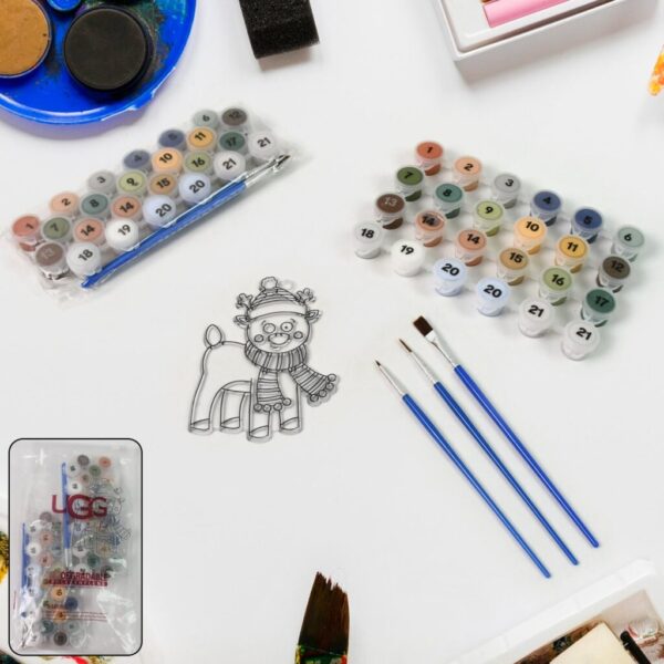 Paint by Number Kits – Adult DIY Art Set with Brushes | Indo Glow