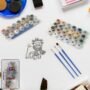 Premium Paint by Number Kits – Adult DIY Art Set with Brushes | Indo Glow - Buy Online at Alikart