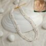 Premium Pearl Beaded Mala Necklace – Elegant multi-layered design with pink accents - Buy Online at Alikart