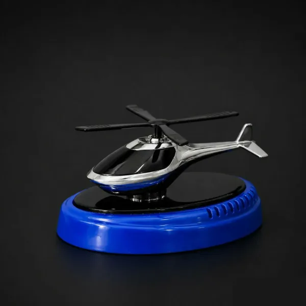 Solar Helicopter Car Air Freshener – Stylish & Sunlight-Powered