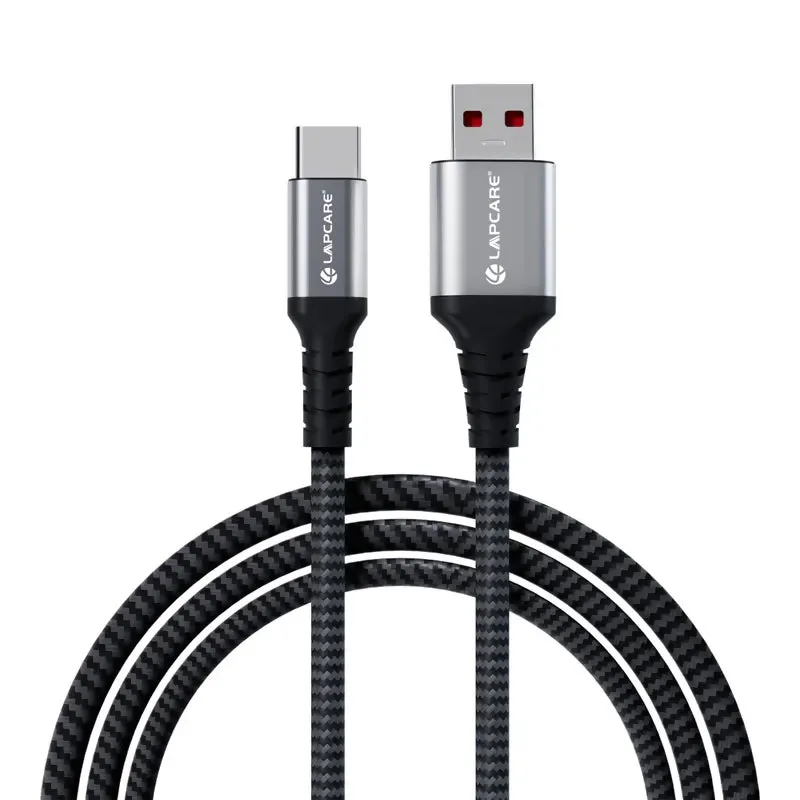 100W Type C Braided 2M Cable – Rapid Charging Durable Cord