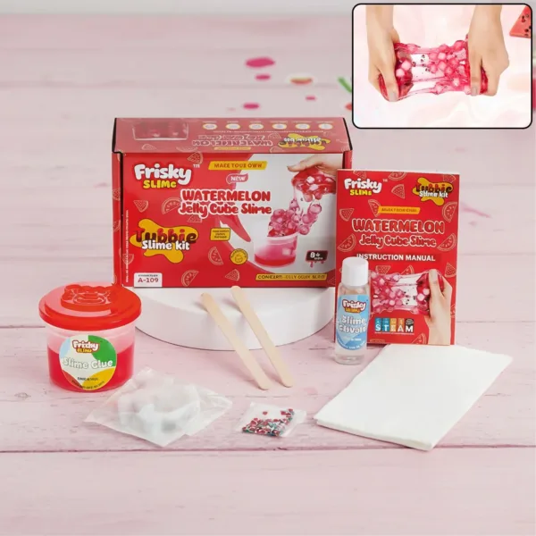 Watermelon Jelly Cube Slime Kit – Creative DIY Sensory Play