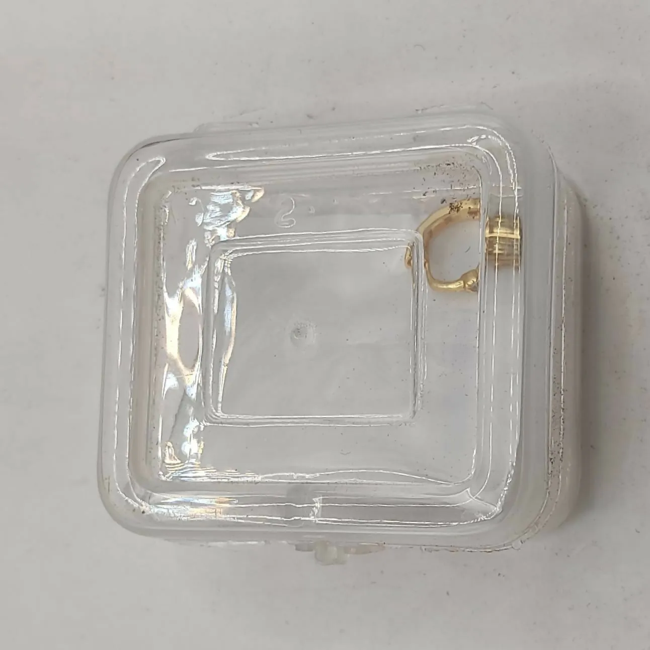 Gold Plated AD Crystal Nose Hoop Ring with Teardrop Dangle Combo Pack of 2 - Detailed Feature View 4