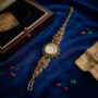 Premium Rajasthani Inspired Designer Watch for Women with Floral Meenakari Work-8 - Buy Online at Alikart