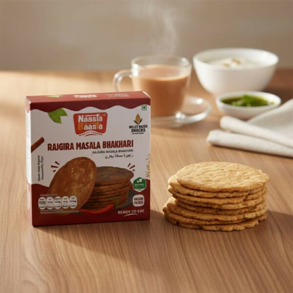Rajgira Masala Bhakhari – Traditional Crispy Millet Snack 200 Gm