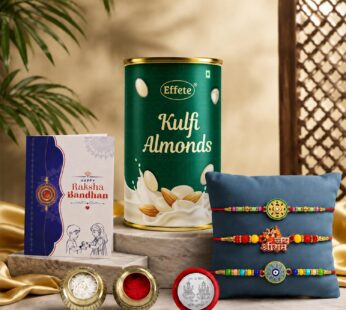 Rakhi with Chocolate for Brother – Raksha Bandhan Gift Combo (Set of 3)