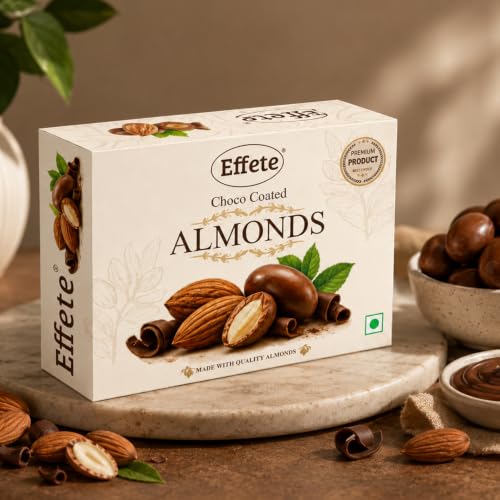 Raksha Bandhan Gift Combo – Pramukh Swami Maharaj Rakhi & Choco Almonds - Detailed Feature View 1