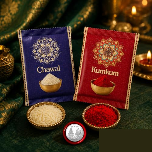 Raksha Bandhan Gift – Shri Ram Rakhi Combo with Choco Butterscotch Pack of 5 - Detailed Feature View 2