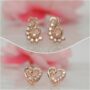 Premium Rose Gold-Plated Peacock & Paisley Studs – Elegant Combo Pack - Buy Online at Alikart