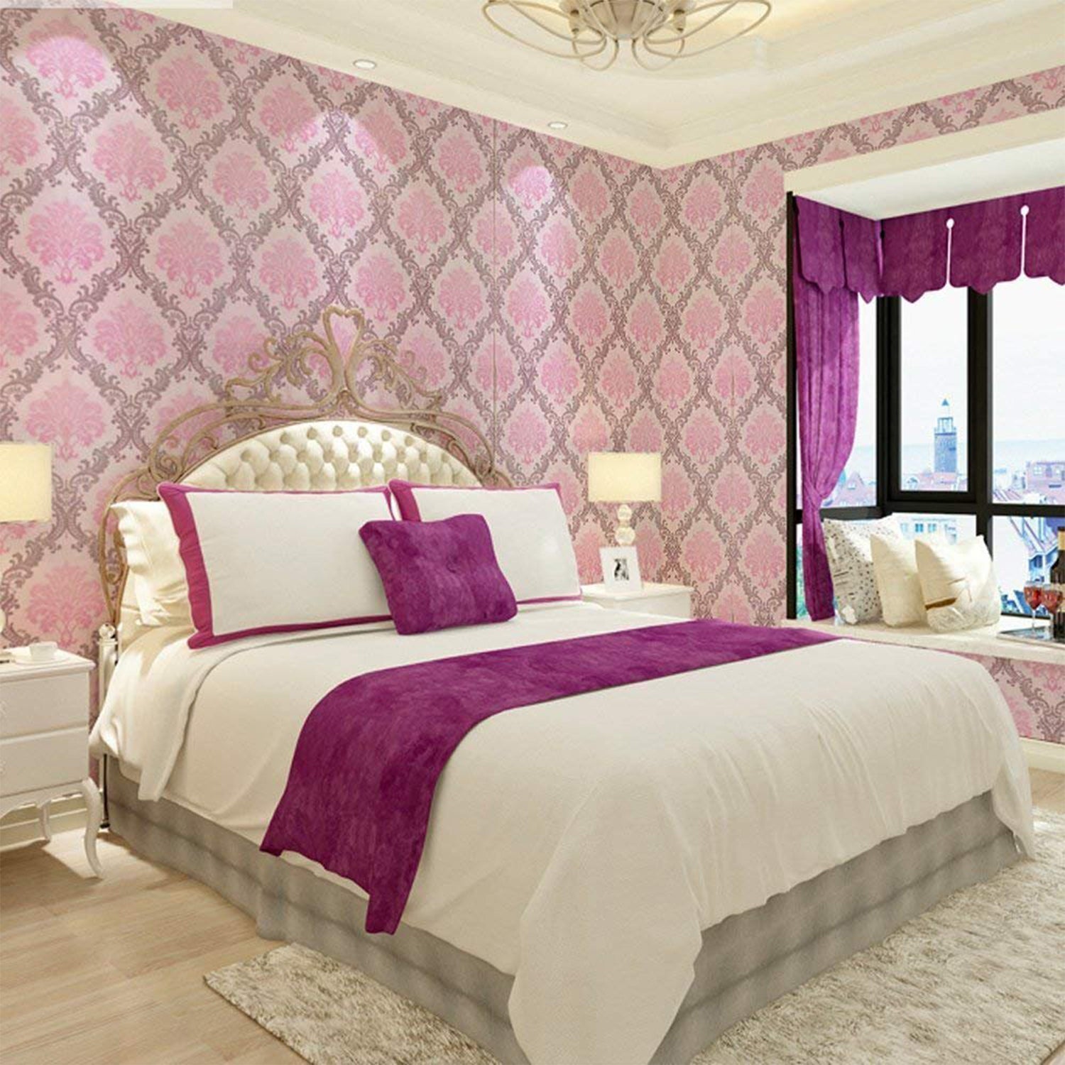 Self-Adhesive Decorative Wallpaper Roll – Waterproof, Easy Peel & Stick - Detailed Feature View 2