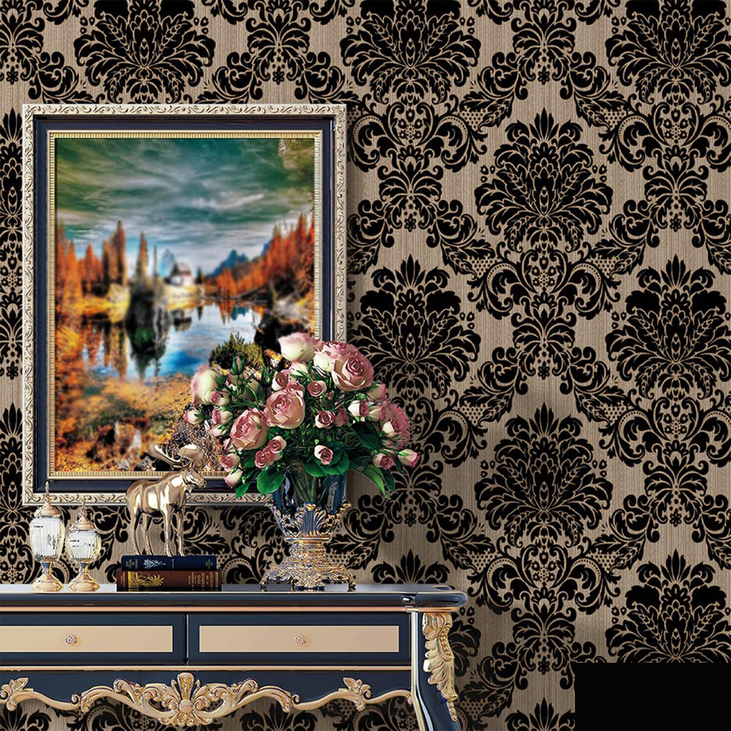 Self-Adhesive Decorative Wallpaper Roll – Waterproof, Easy Peel & Stick - Detailed Feature View 3