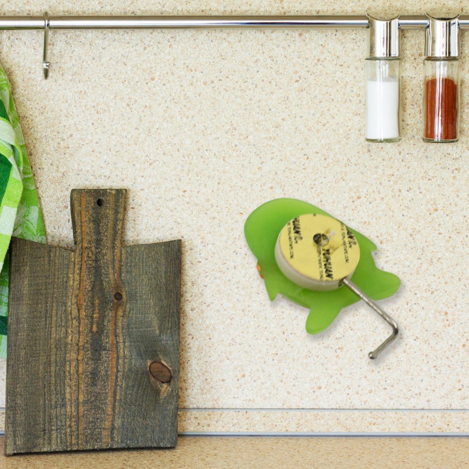 Self-Adhesive Wall Hooks – Multipurpose Frog Design | GlimmerHome - Detailed Feature View 3
