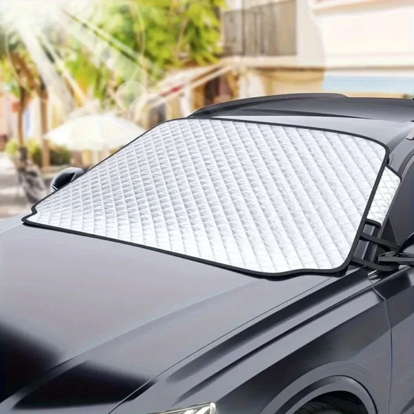 Premium Car Sunshade – Ultimate UV Protection & Heat Blocker for Windshield (Pack of 1)