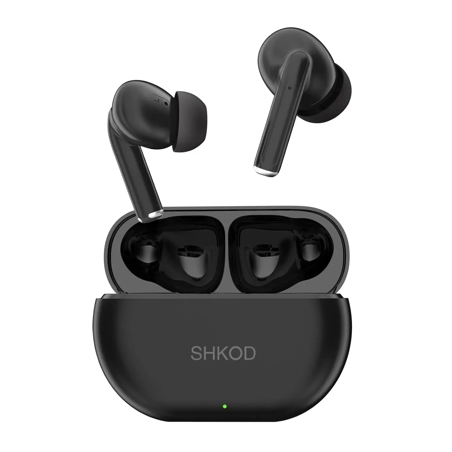 Premium SHKOD AirLits1 Pro True Wireless Earbuds with Mic – Bluetooth 5.3, Fast Charging, High Bass, Touch Control & Long Playtime (Black) - Buy Online at Alikart