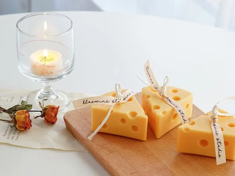 Cheese Shape Candle - Detailed Feature View 4