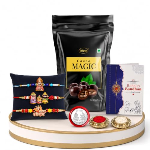 Shri Ram Rakhi Combo – Raksha Bandhan Gift Set with Chocolates - Detailed Feature View 5