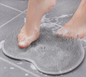 Silicone Foot Scrubber Mat – Soft Bristles for Easy Foot Care