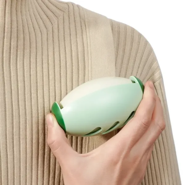 Egg-Shaped Washable Lint Roller – Reusable Pet Hair & Dust Remover for Clothes, Sofa & Car (Pack of 1)
