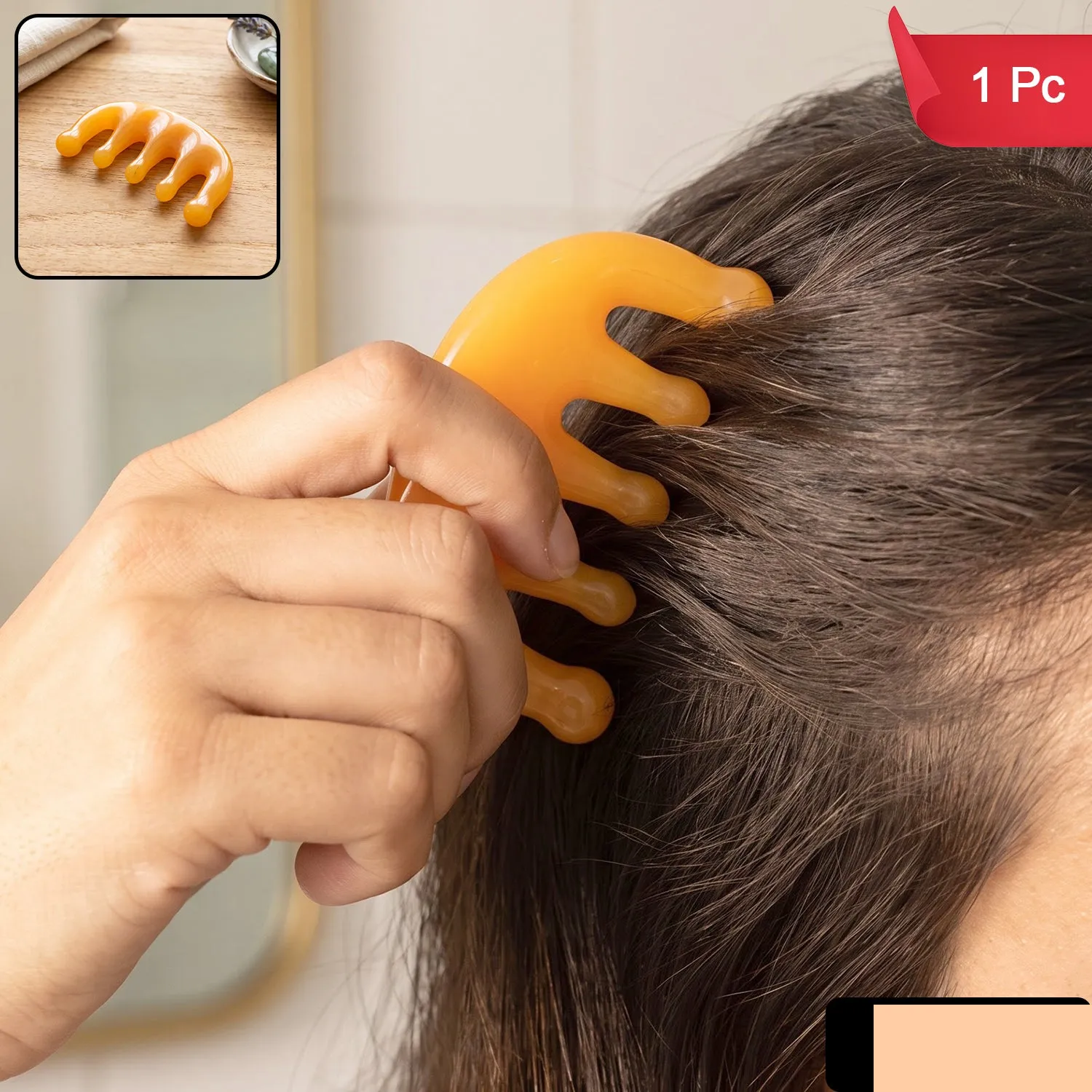 Scalp Relaxing Head Massager Comb – Lightweight & Durable Relief - Detailed Feature View 1