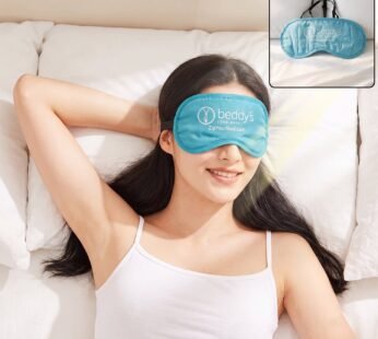 Soft Sleep Eye Mask Light Blocking Padded Eye Cover with Elastic Strap (1 Pc)