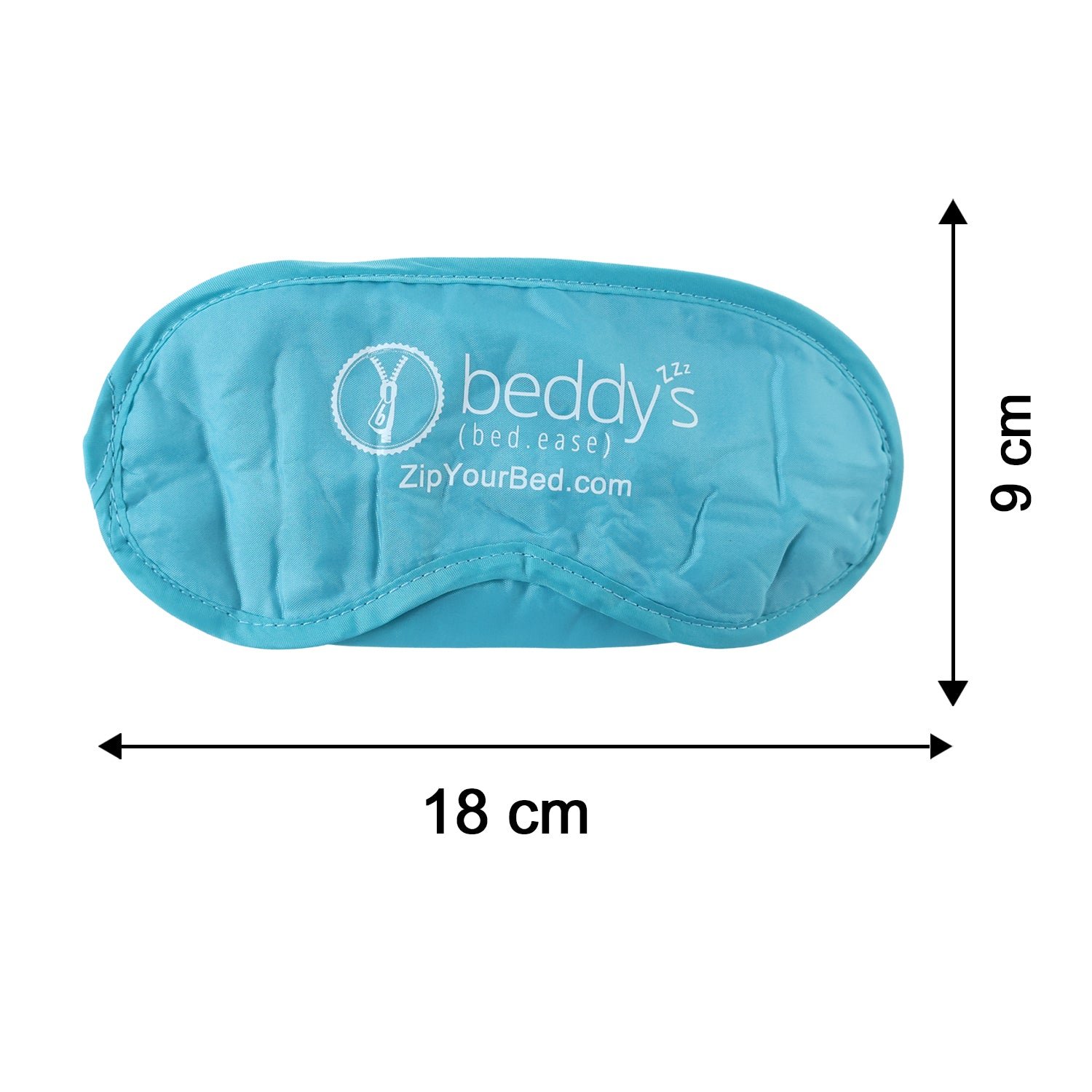 Soft Sleep Eye Mask Light Blocking Padded Eye Cover with Elastic Strap (1 Pc) - Detailed Feature View 5