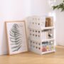 Premium Stackable Storage Organizer – 3 Layer Foldable Utility Cart | Organivo - Buy Online at Alikart