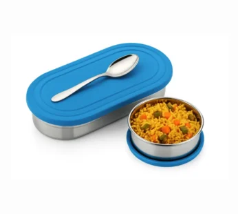 Cube Lunch Box (Stainless Steel) – Leakproof & Durable Tiffin for Office, School & Travel