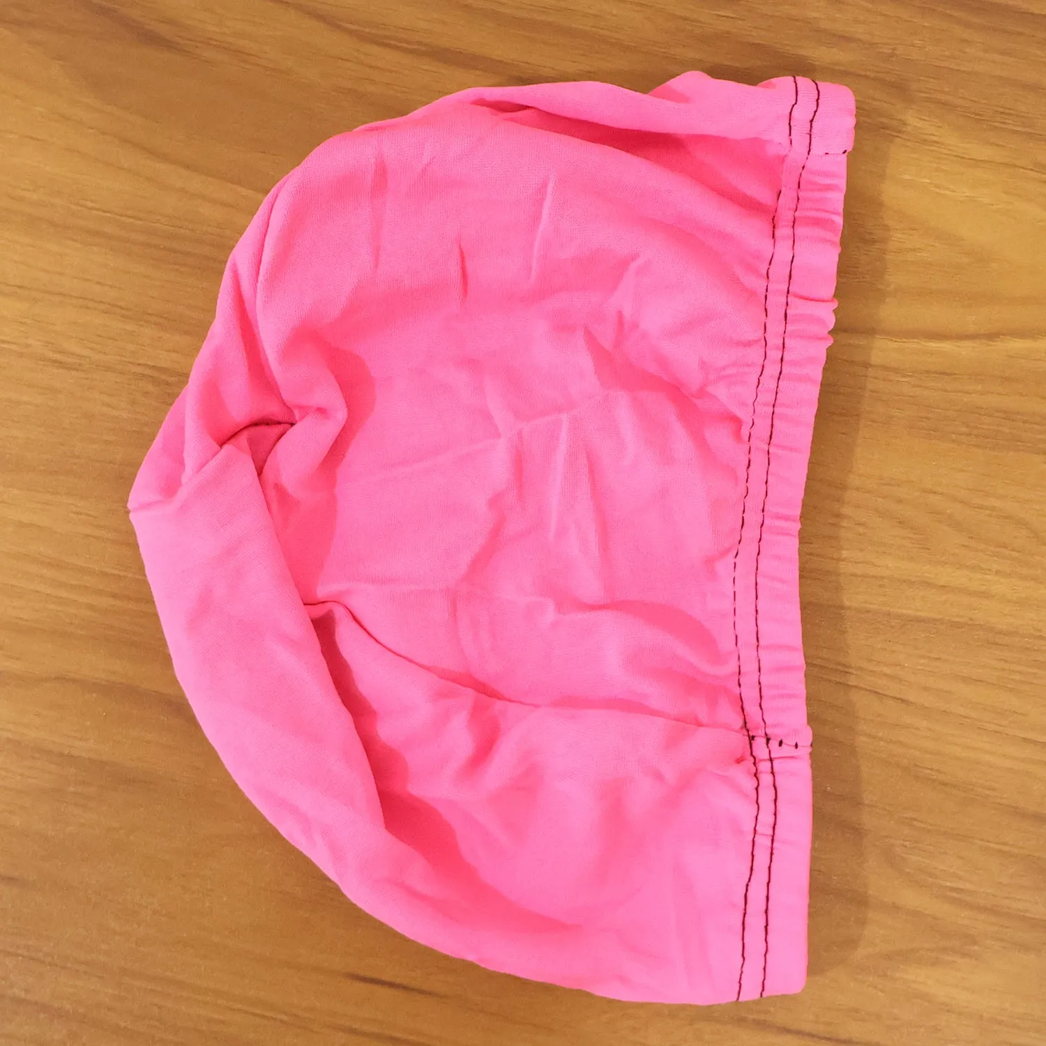 Small Premium Stretchable Pink Swimming Cap – Comfortable Fit for Short Hair - Detailed Feature View 7