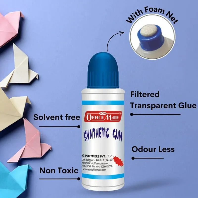 Synthetic Gum 50ml – Clear, Non-Toxic Adhesive with Foam Applicator - Detailed Feature View 5