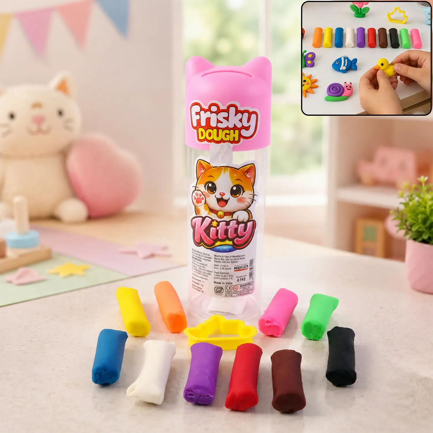 Premium Play Dough Set for Kids – Creative Craft & Learning Toy - Buy Online at Alikart