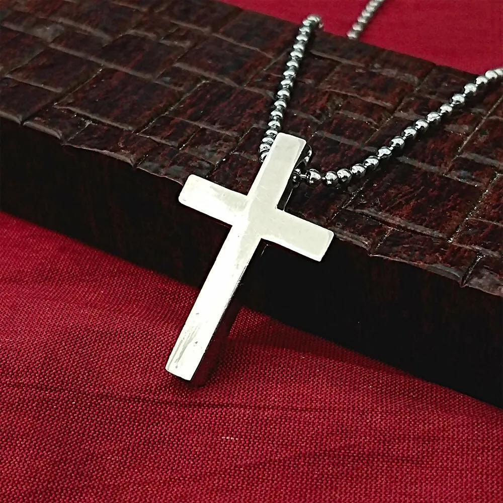 Premium Cross Necklace for Men – Elegant & Durable Faith Pendant - Buy Online at Alikart