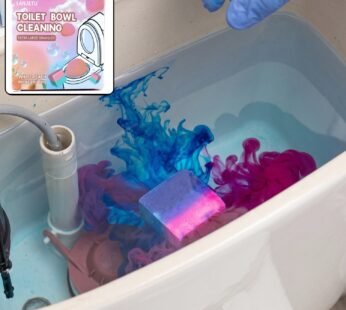 Toilet Bowl Cleaning Block – Dual Colour Flush Tank Cleaner