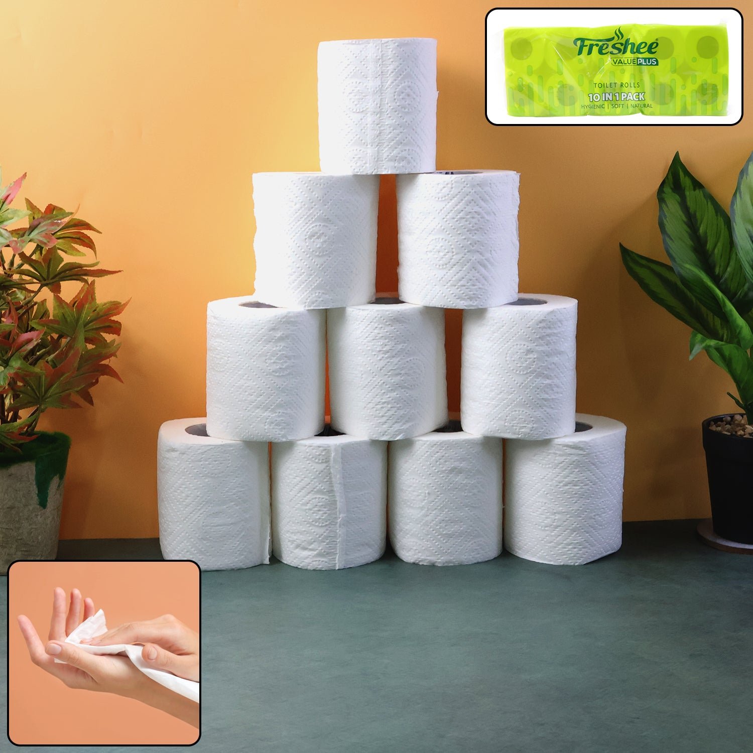 Premium Toilet Tissue Rolls – Soft, Strong & Septic-Safe, 10-Packs - Buy Online at Alikart