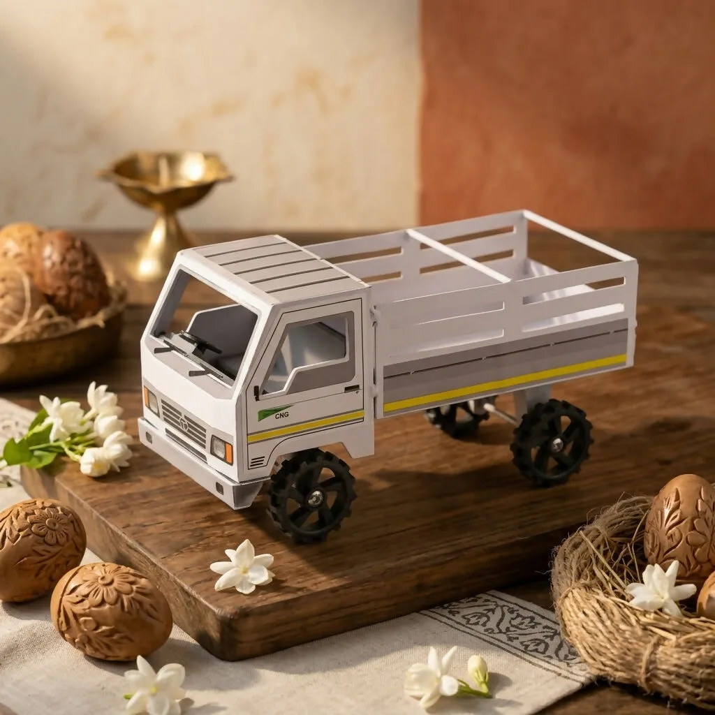 Premium Kids Metal Cargo Truck Toy – Realistic Open-Back Carrier for Pretend Play - Buy Online at Alikart