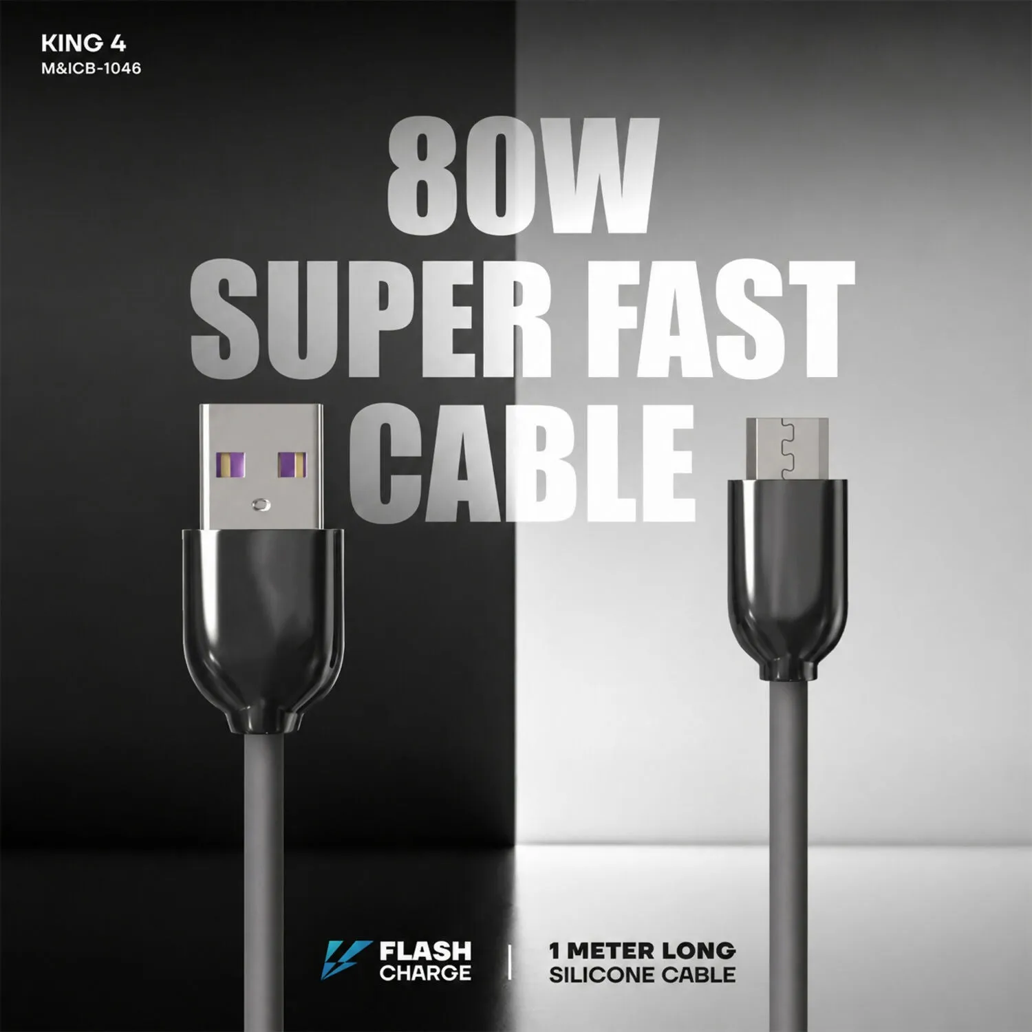 High Speed USB to Micro USB Cable – Supports Fast Charge & Data Transfer - Detailed Feature View 5