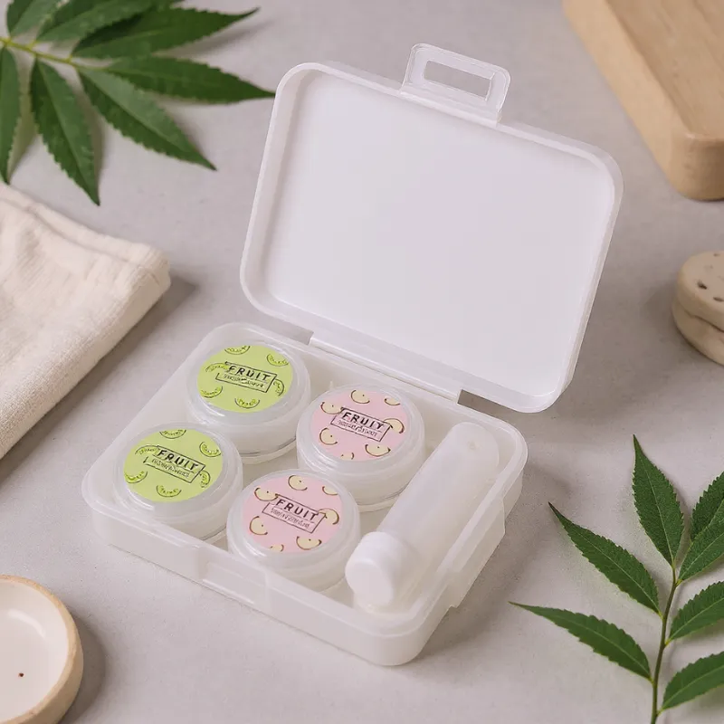 Premium Travel Transparent Contact Lens Case Box- Portable Lens Box for Men and Women ( Pack of 1 ) - Buy Online at Alikart