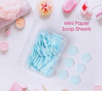 Travel Soap Sheets – 100 Flower-Shaped | VelvetBubbles