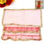 Premium Tulsi Vastra Pooja Cloth – 2-Piece Premium Red Set with Gold Border - Buy Online at Alikart