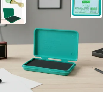 Small Stamp Pad – Feather Touch Green Ink for Clear Impressions