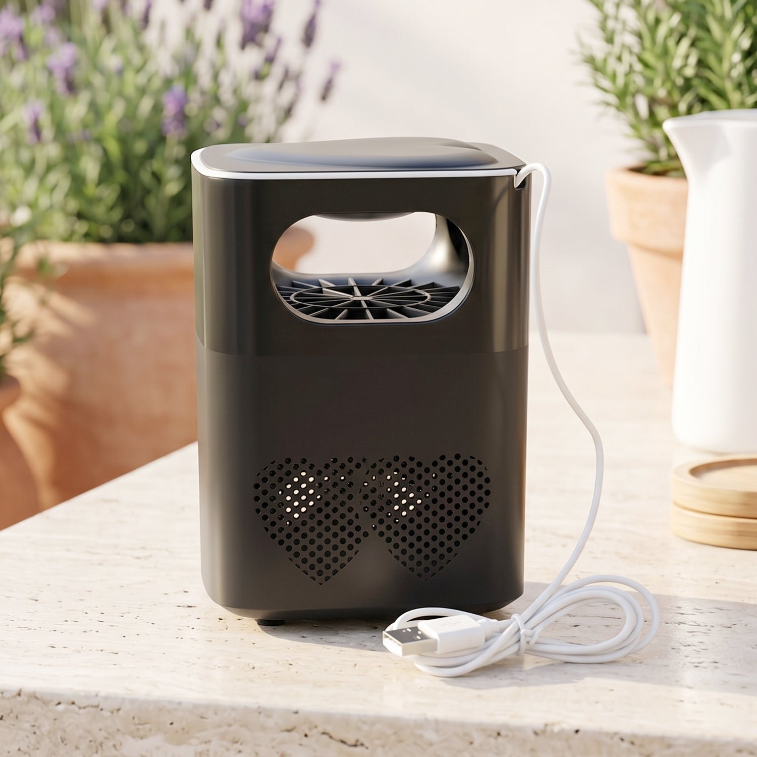 USB Electric Mosquito Killer Trap Lamp with Suction Fan for Bedroom (1 Pc) - Detailed Feature View 3