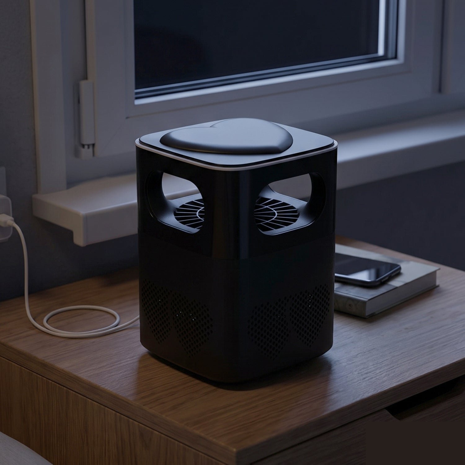 USB Electric Mosquito Killer Trap Lamp with Suction Fan for Bedroom (1 Pc) - Detailed Feature View 5