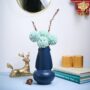 Premium VON CASA Ceramic Blue Vase - Buy Online at Alikart