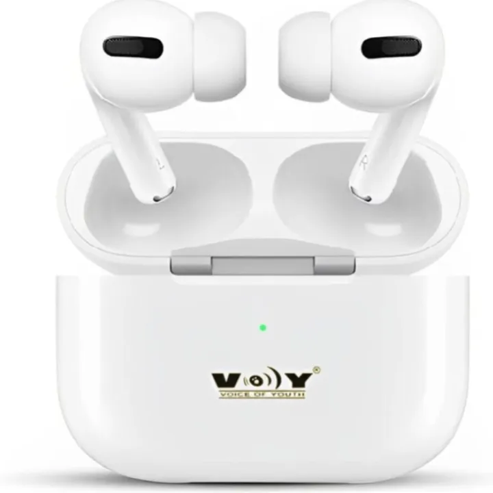 Premium VOY PRO 2 True Wireless Bluetooth Earbuds (White) – 25 Hours Playtime, 13mm Drivers, Deep Bass & Clear Calls - Buy Online at Alikart