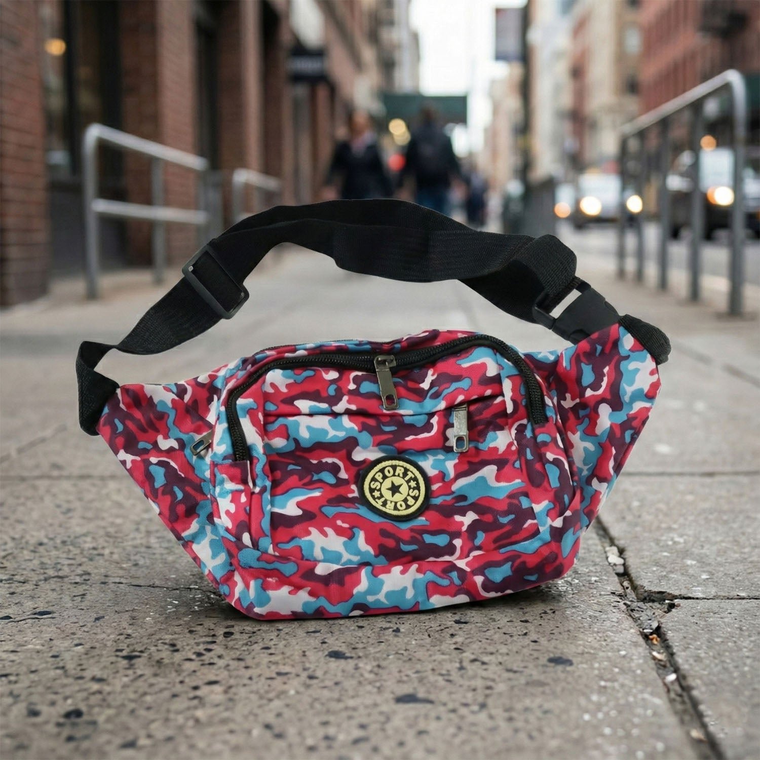 Waist Bag with Adjustable Strap – Stylish Multi-Purpose Sling Pouch - Detailed Feature View 2