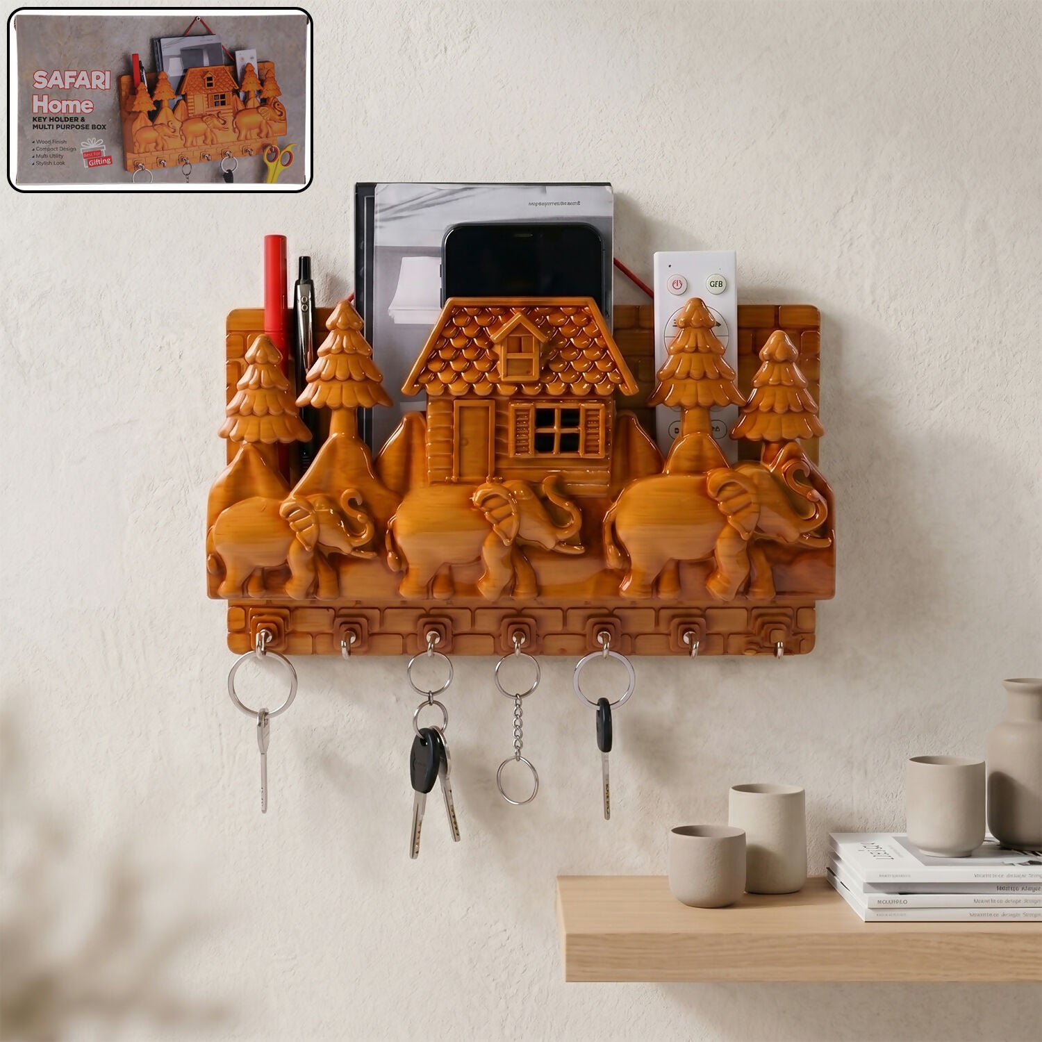 Premium Wall Key Holder – Elegant Storage & Organization Solution - Buy Online at Alikart